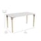 Flash Furniture 23.5 in W, 47 in L, 23 in H, Beechwood, Birch Plywood, Steel, Beech/White MK-ME088026-GG - alternate 6